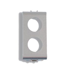 FRONTALINO 2 FORI GEWISS CHORUS METAL