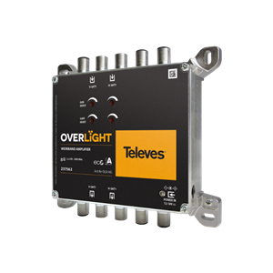 AMPLIFICATORE TELEVES OVERLIGHT WIDE BAND 29DB 118 DBmV