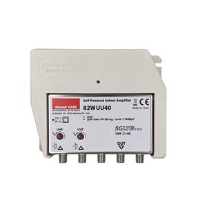 CENTRALINO AUTOALIMENTATO 2UHF 1OUT 40DB 5G 119DBUV