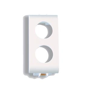 FRONTALINO 2 FORI GEWISS CHORUS BIANCA