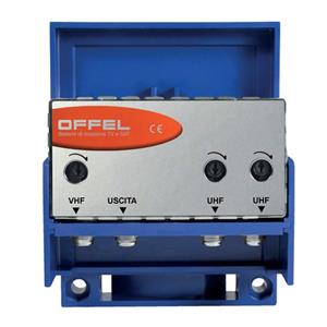 OFFEL CENTRALINO DA PALO AM35 V-U-U 21/48 12V AMPLIF. 3IN 35DB