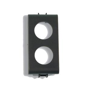 FRONTALINO GEWISS 2 FORI CHORUS NERO